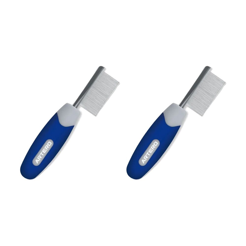 Artero Nature Collection Mini Face & Eye 13cm Pet Grooming Comb 210x100x20mm (2 Pack)