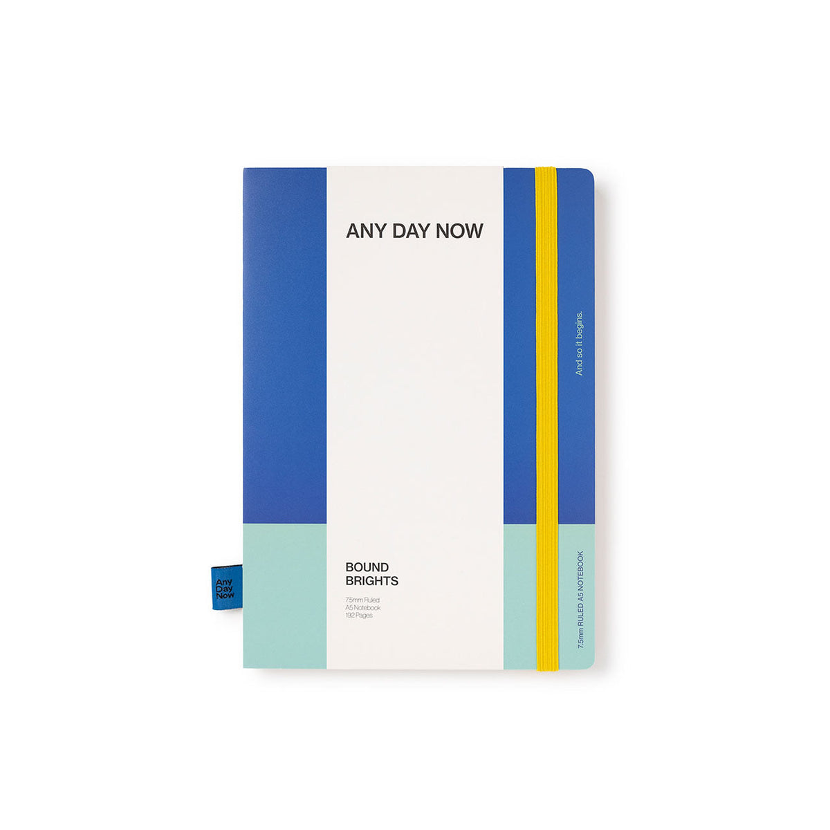 Any Day Now A5 Bound Ruled 80gsm Paper Notebook 192 Pages Journal Blue & Sky — image 2