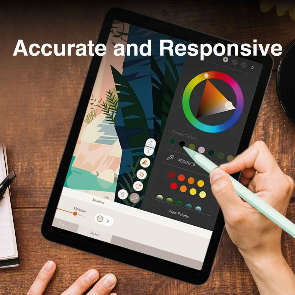 Laser Drawing/Writing Touch Screen Active Stylus Pen Tool For iPad/Tablet — Green