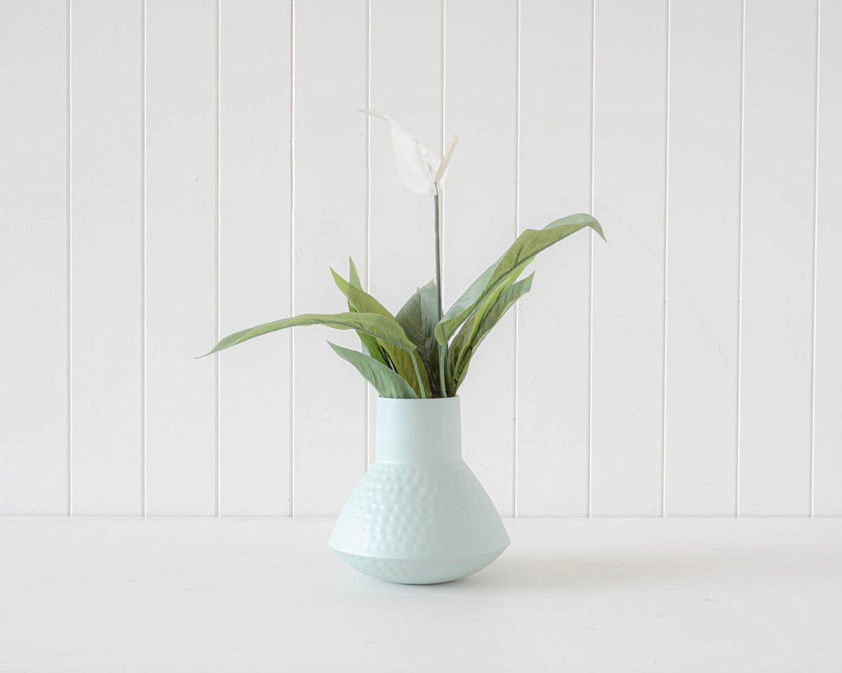 Rayell Alex Vase Sage Iron Home Indoor Plant/Flower Decor/Display 19x20x19cm — image 2