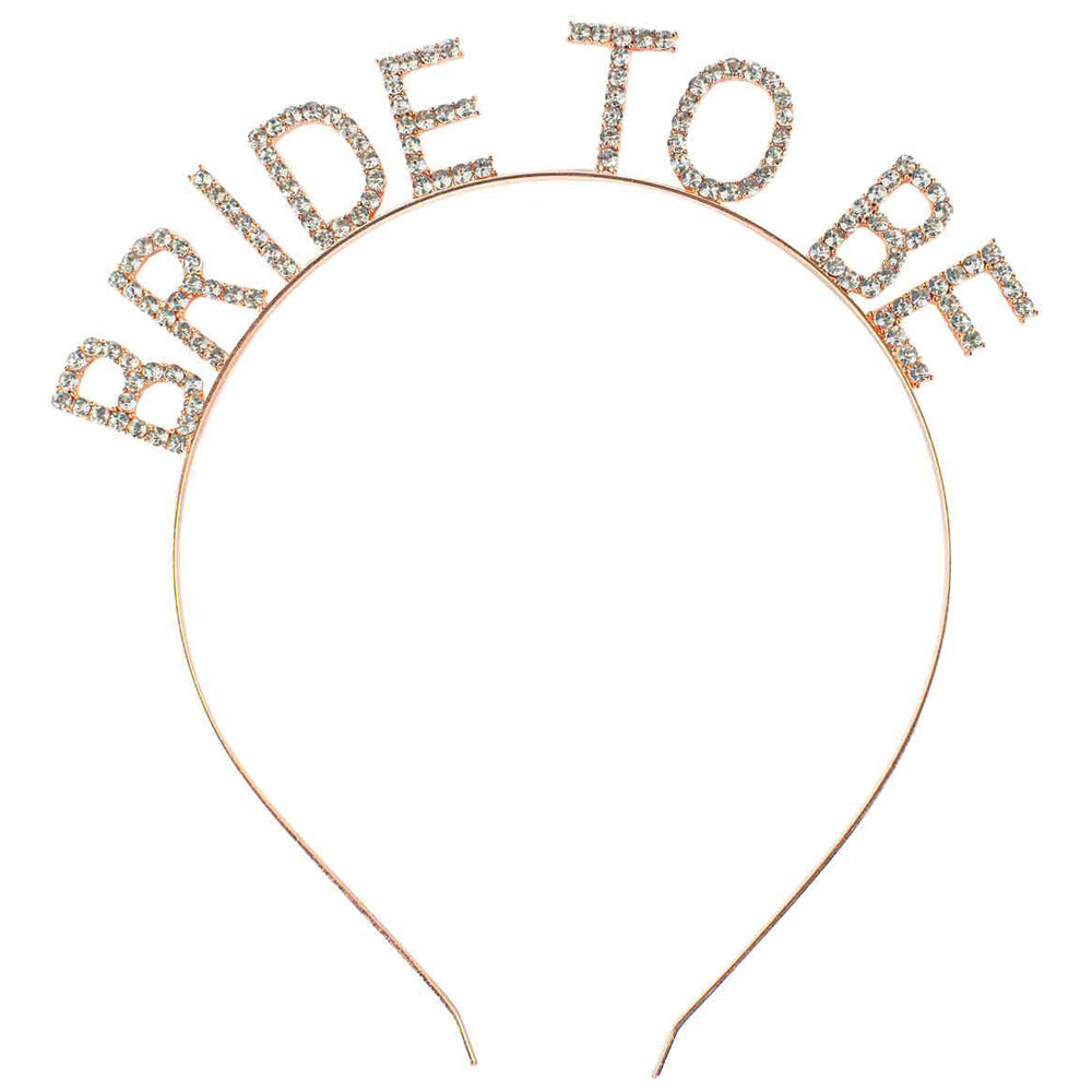 LMD Bride To Be Rose Gold Ladies Headband Hens Party Celebration Accessory Gift