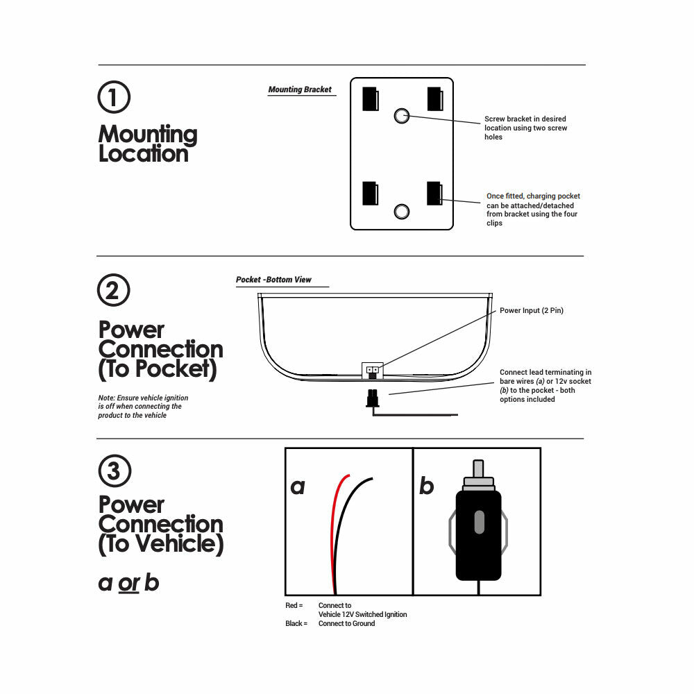 Connects2 Wireless QI 10W Charging Pocket Charger/2x 5V USB Port for Smartphones — image 3