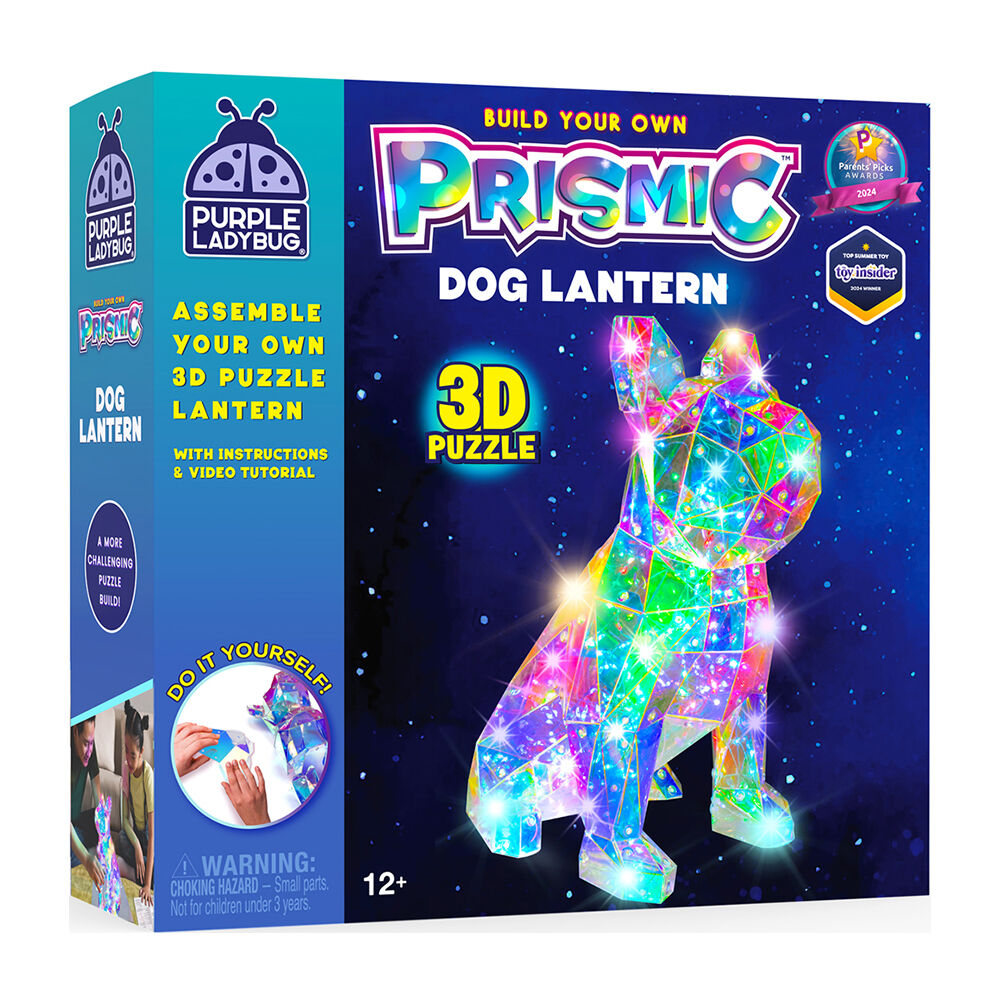 Prismic 3D Puzzle Dog Lantern Kids/Children DIY Art/Craft w/ Lights 12y+