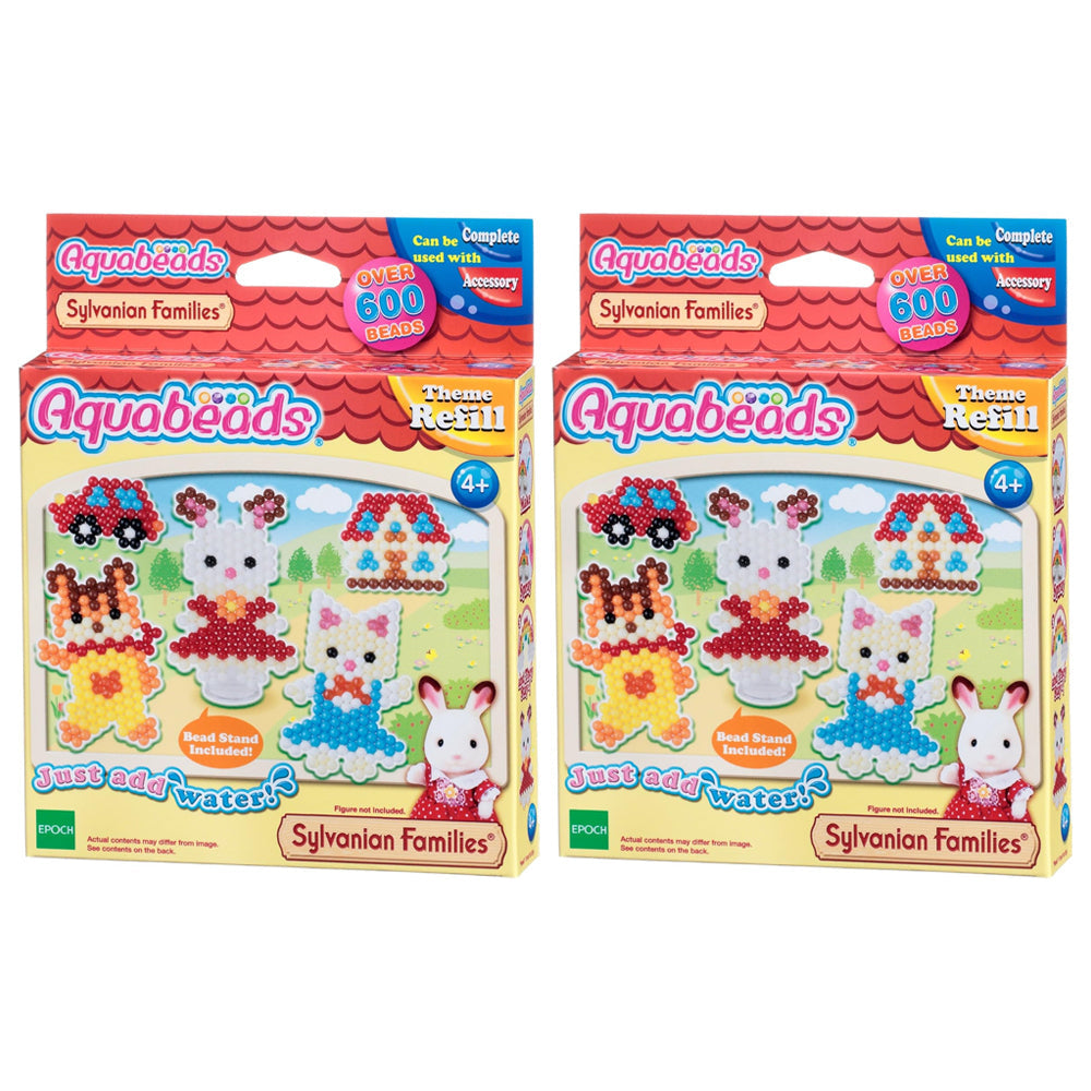 Aquabeads Sylvanian Families Character Set Kids/Childrens Interactive Toy 4+ (2 Pack)