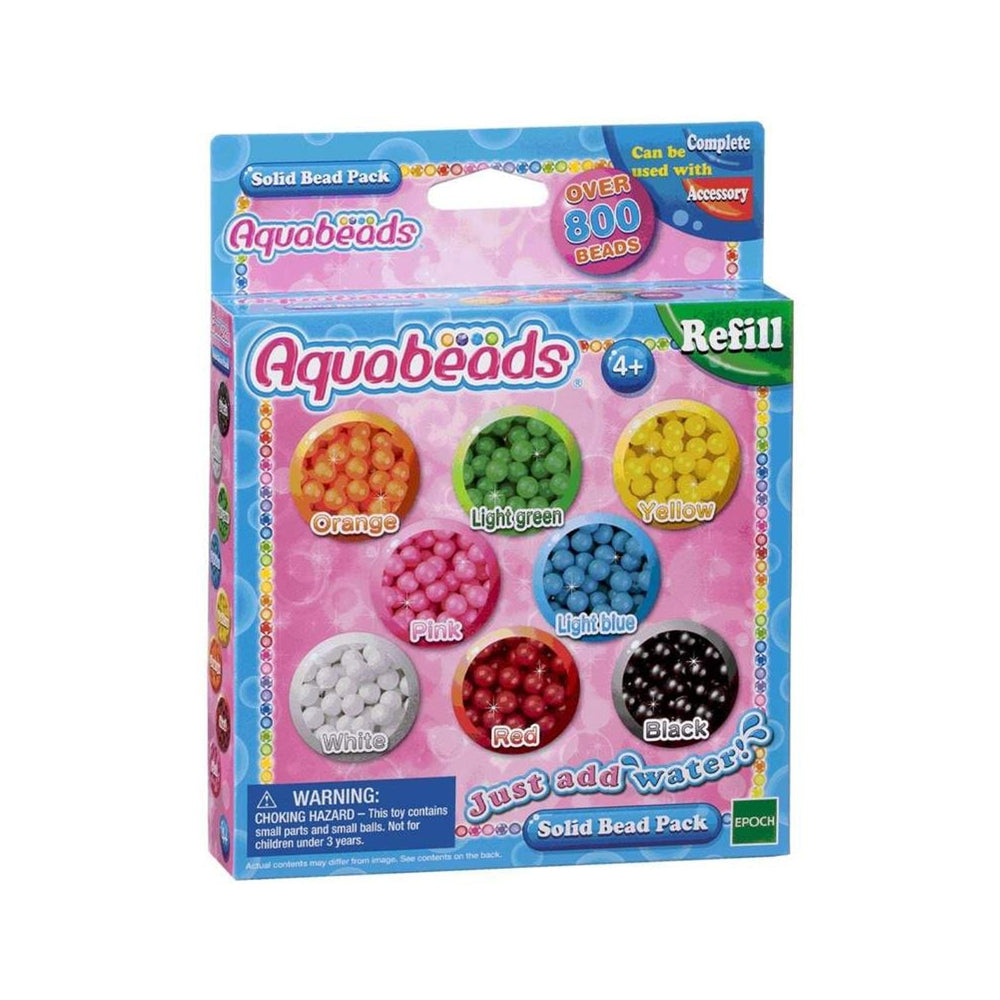 Aquabeads Solid Bead Pack Kids/Childrens Interactive Play Toy Playset 4+