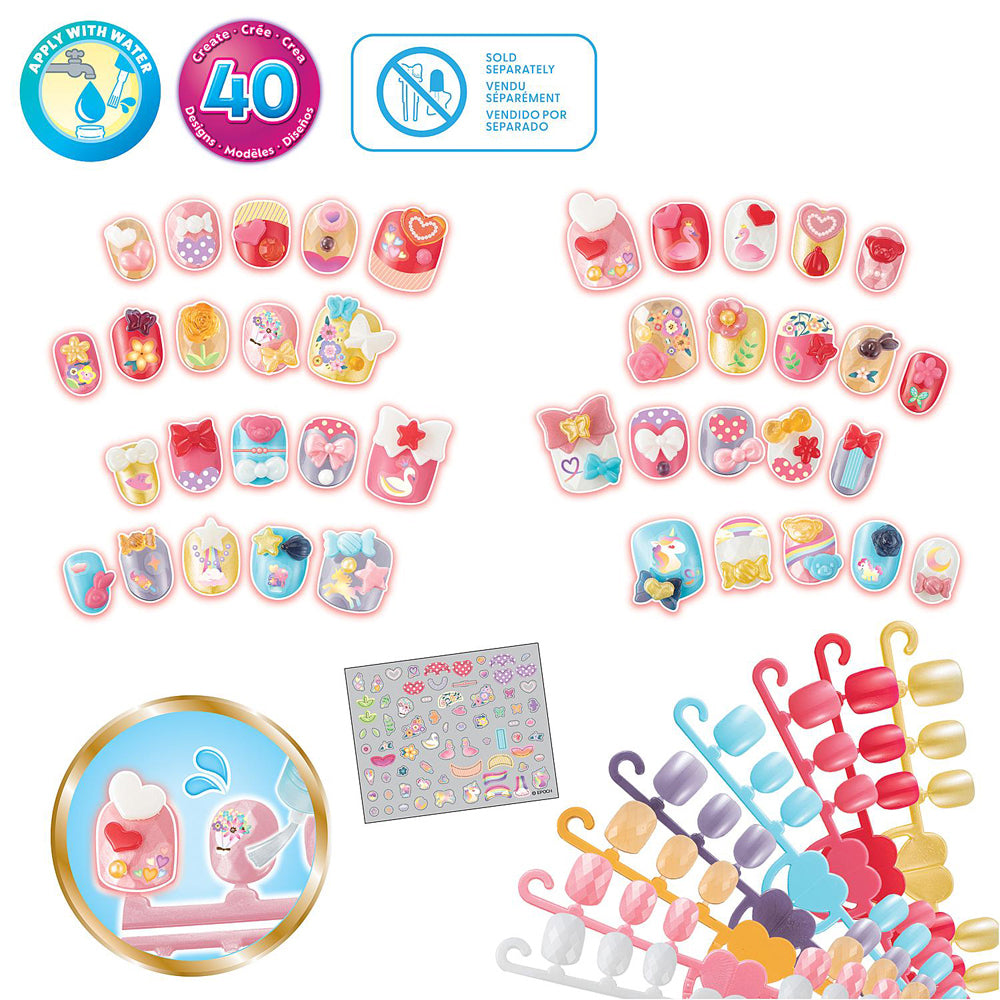 Aquabeads Nail Refill Kit Hearts Kids/Childrens Toy 4+ (2 Pack)