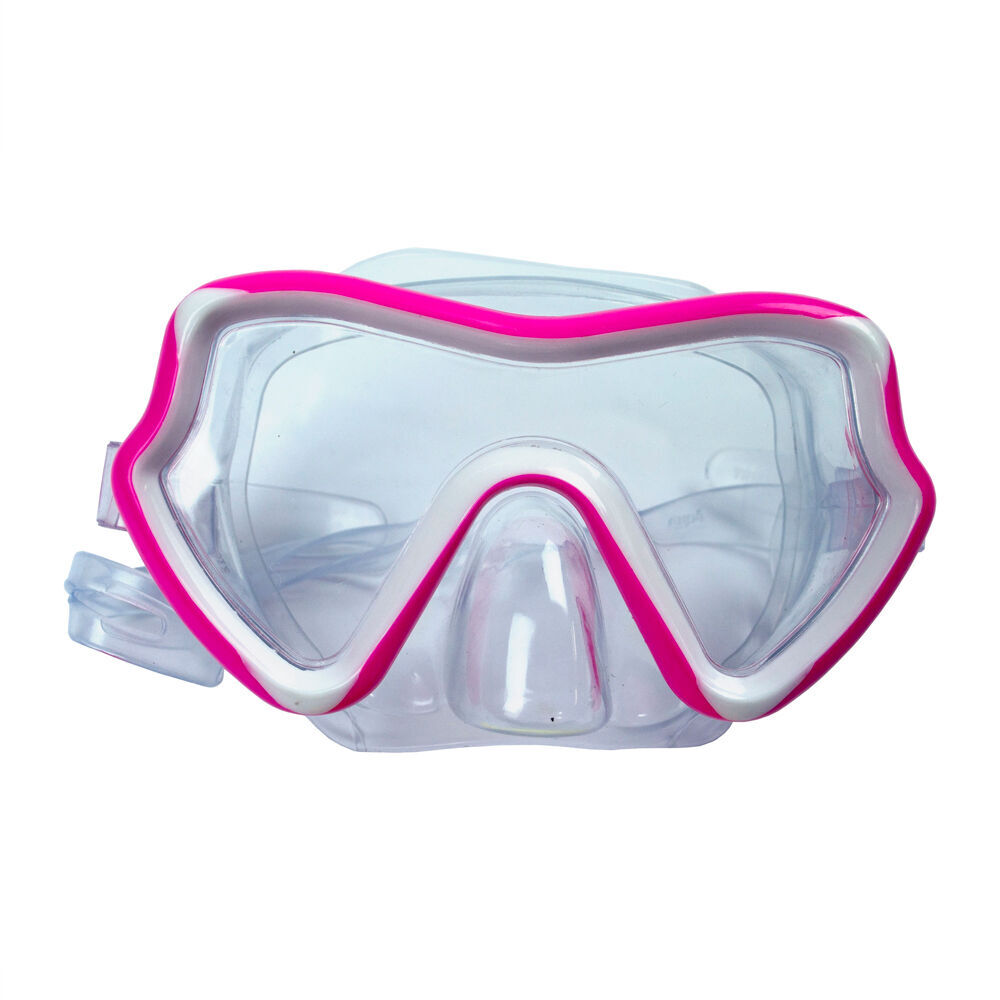 Aqua Leisure Clear Lens Snorkelling Scuba Mask w/ Adjustable Strap Assorted (3 Pack) — image 3