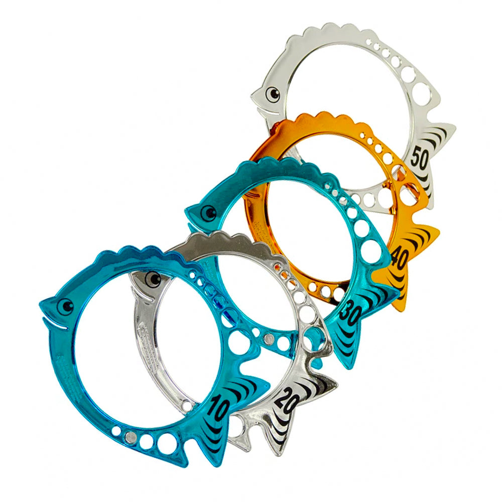 Aqua Shimmer Weighted Dive Rings/Circle Kids Pool/Swimming Training Toy (5 Pieces)
