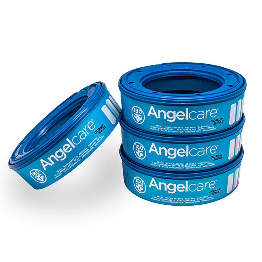 Angelcare 4PK Baby Nappy Diaper Disposal Cassette Refill for Disposal System/Bin — image 2