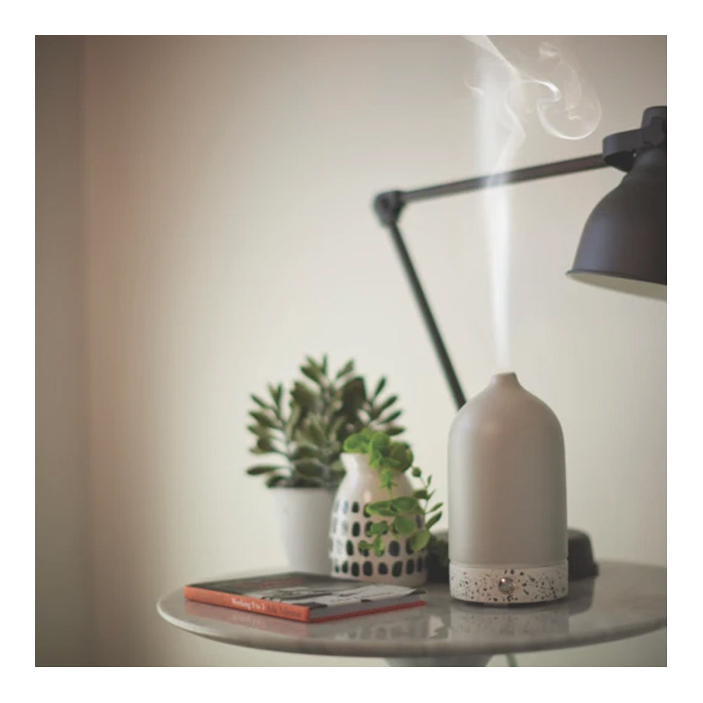 Homedics Ellia Pure Electric Ultrasonic Aroma Diffuser Ceramic/Terrazzo Pure 19.6cm — image 2