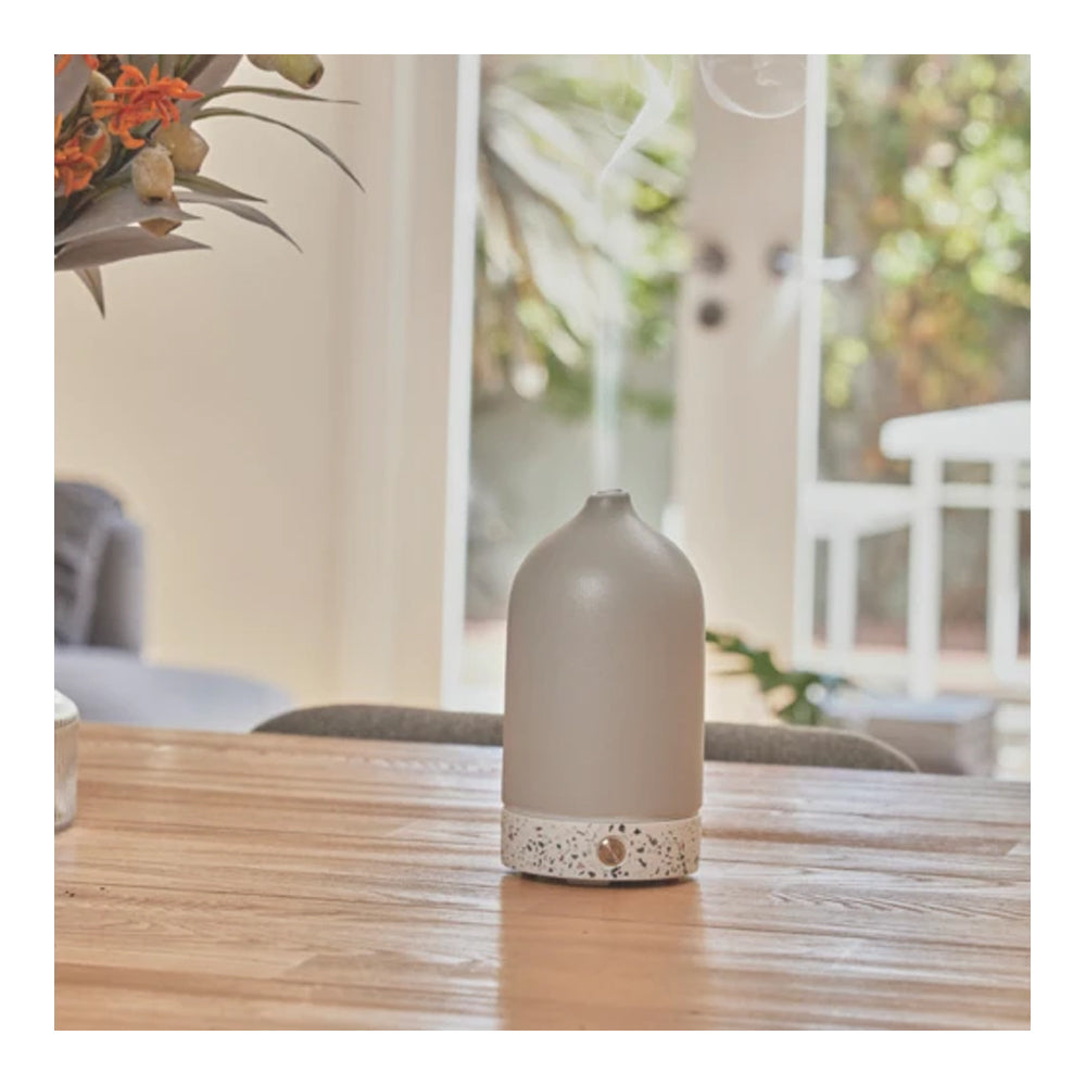 Homedics Ellia Pure Electric Ultrasonic Aroma Diffuser Ceramic/Terrazzo Pure 19.6cm — image 3
