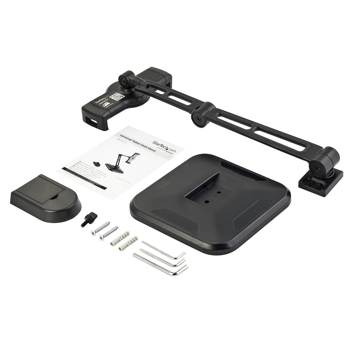 Star Tech 4.7-12.9in Adjustable Tablet Stand w/ Pivoting Arm Wall Mountable BK — image 5