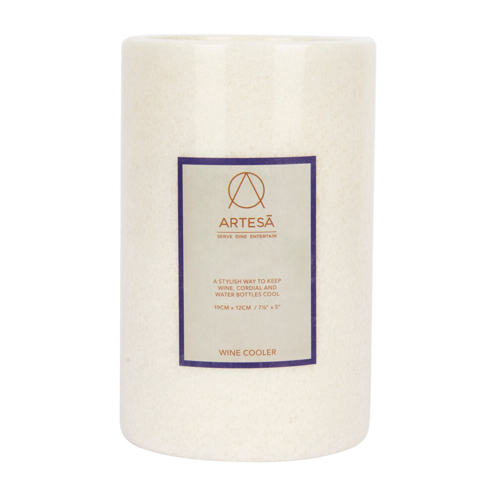 Artesa 19x12cm Natural Marble Wine Cooler/Ice Bucket Dinner Party/Bar Accessory — image 2