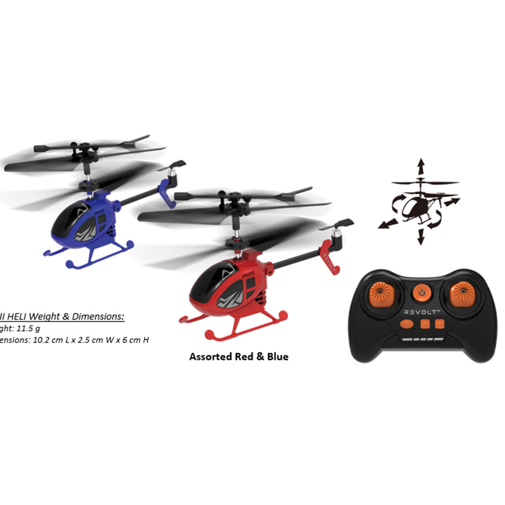 Wahu Revolt Radio Control Mini Helicopter Toy Kids/Children 14y+ 10.4x6cm Blue — image 2