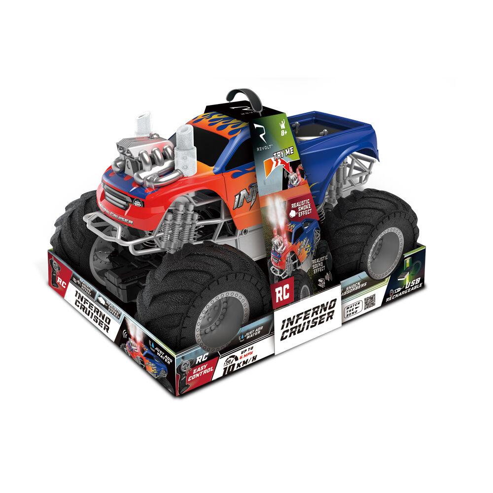 Revolt Remote Control Inferno Cruiser 4x4 Truck 43.6cm Kids RC Car Toy 8y+