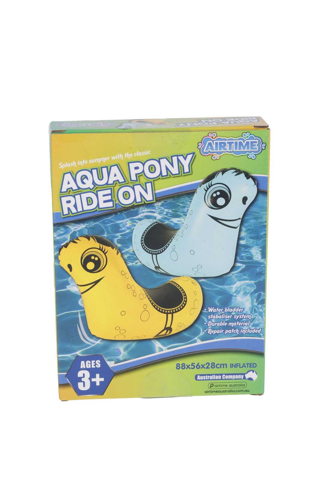 Airtime 88cm Aqua Pony Swimming Pool Floater Kids/Children 3y+ Assorted — image 3