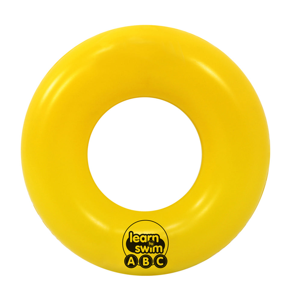 Airtime Step-B 49cm Swim Ring Floater Kids/Children 3-6y - Yellow (2 Pack) — image 2
