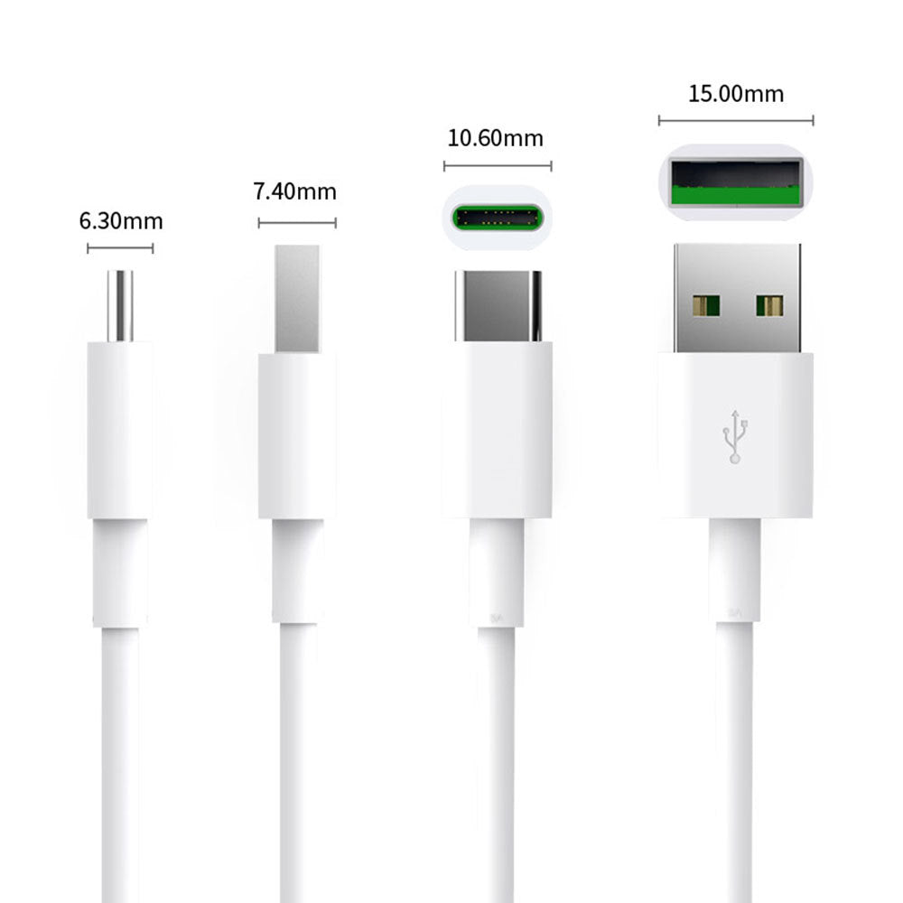 Orico ATC-10 White 1m USB to Type-C Charge/Data Sync Cable for Smartphone (2 Pack) — image 3