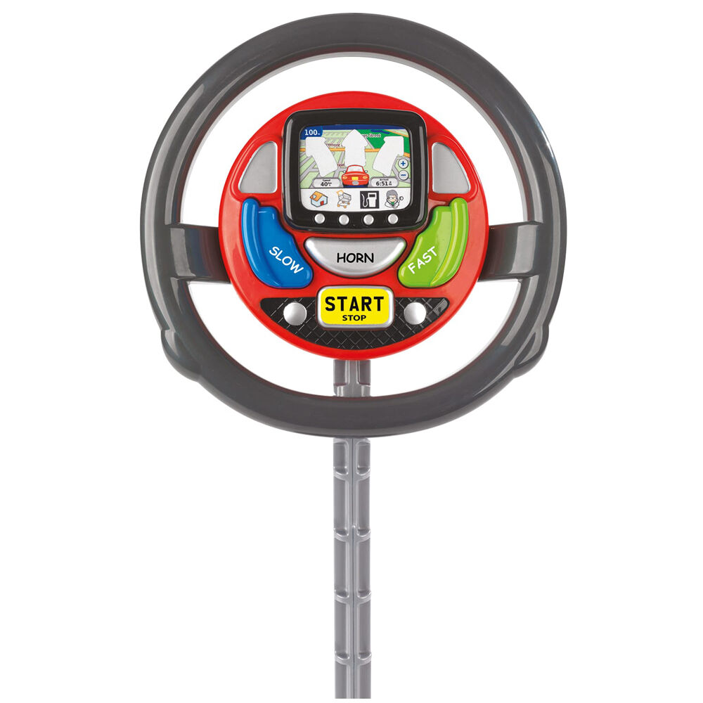 Casdon Sat Nav Steering Wheel Role-play Interactive Driving Toy Kids 3y+ Black — image 2