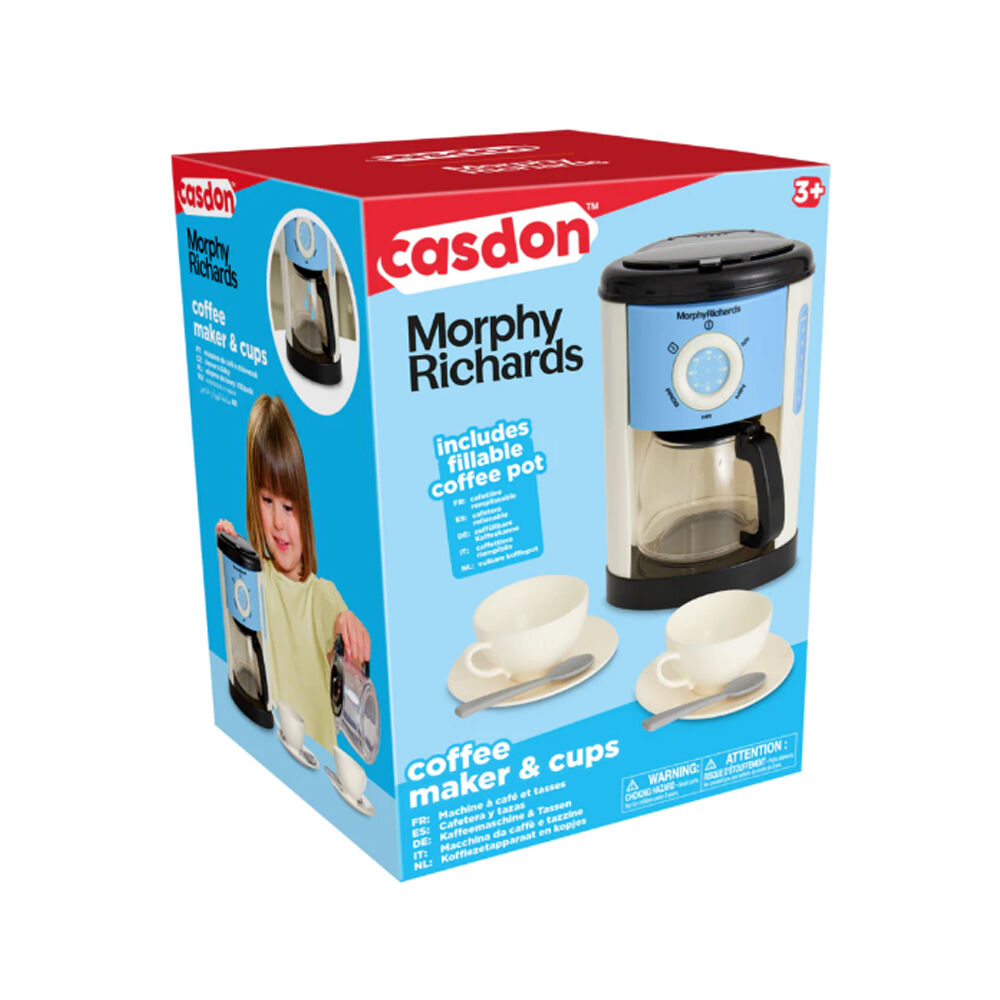 Casdon Kids 3y+ Role-play Kitchen Toy Morphy Richards Coffee Maker Playset — image 4