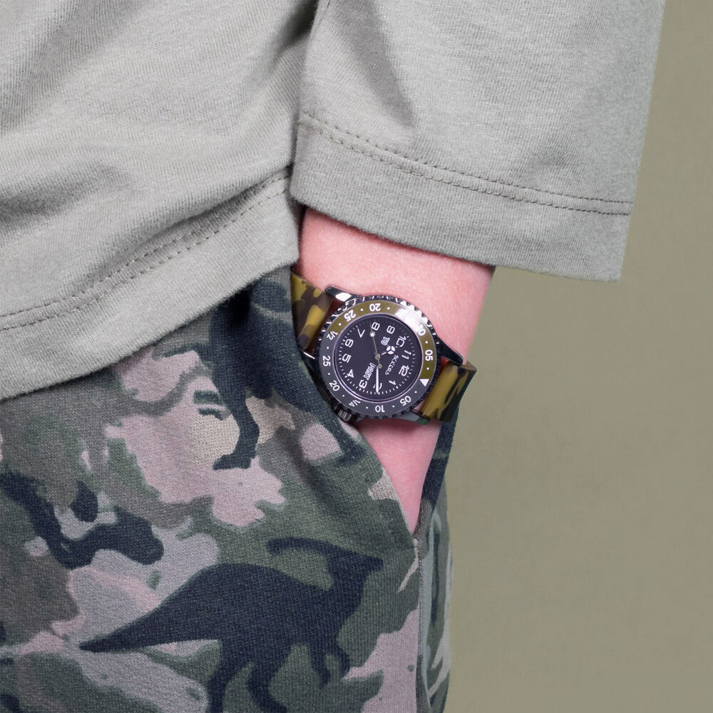 Tikkers Time Teacher Adventure Watch w/ Camo Silicone Bands - Camouflage — image 2