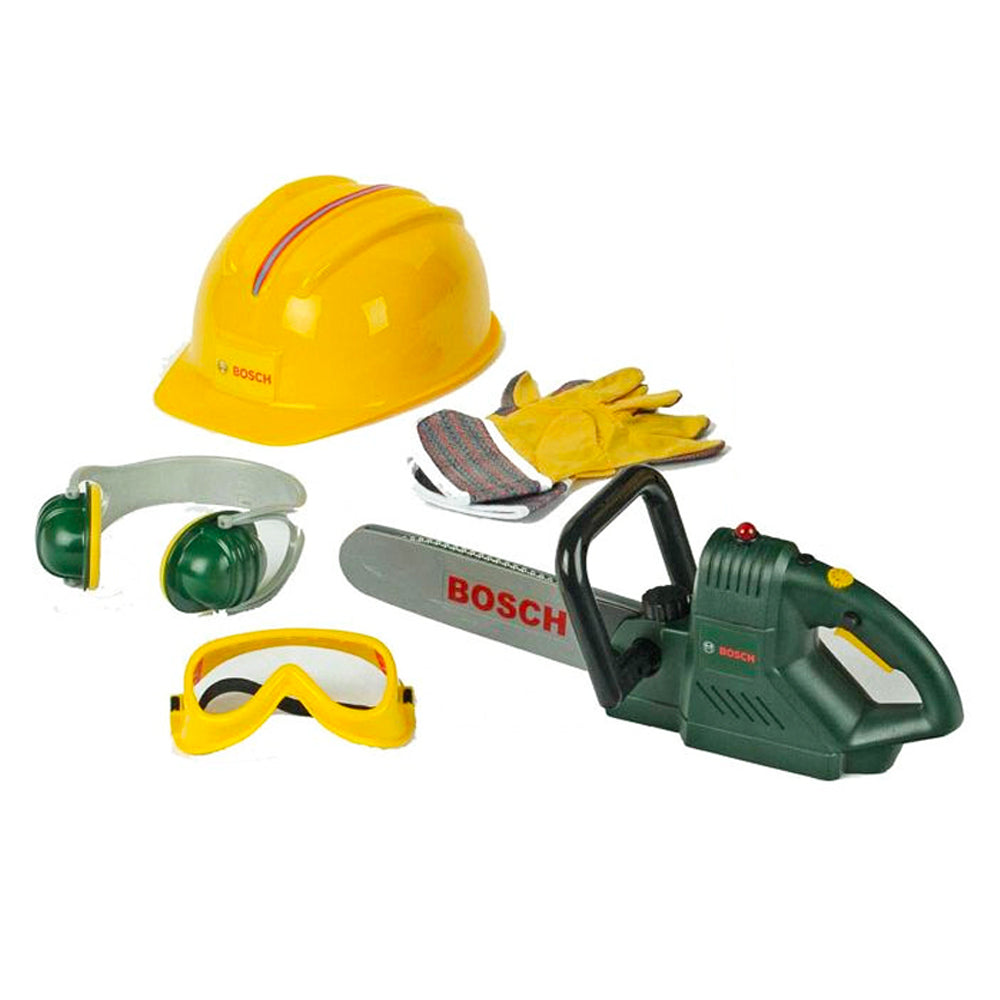 Bosch Chainsaw/Helmet/Ear Muff & Accessory Kids/Children Tools Toy Set 3+ (5 Pieces) — image 3