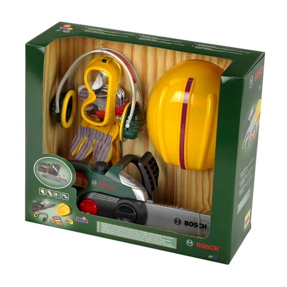Bosch Chainsaw/Helmet/Ear Muff & Accessory Kids/Children Tools Toy Set 3+ (5 Pieces) — image 2