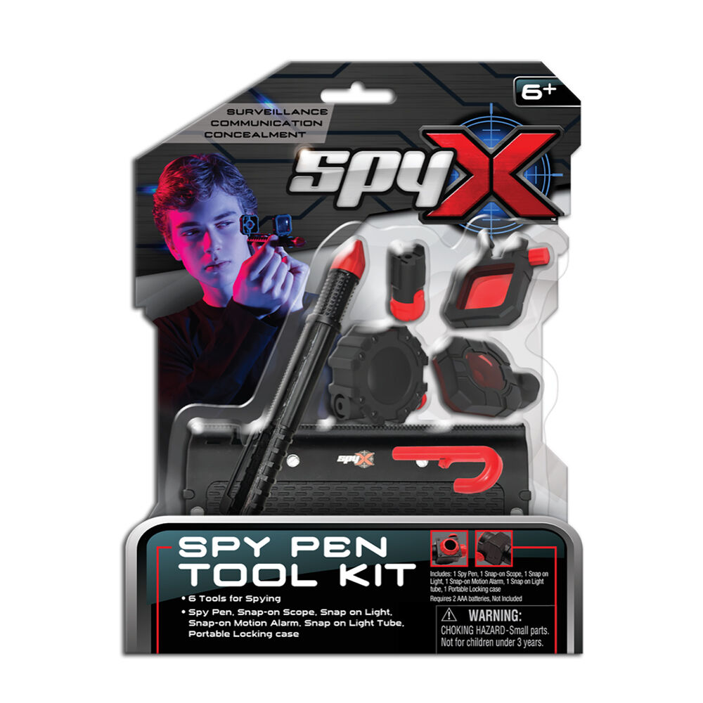 Spyx Pen Toolkit Surveillance Kids/Children Toddler Pretend Spy Play Toy 5y+