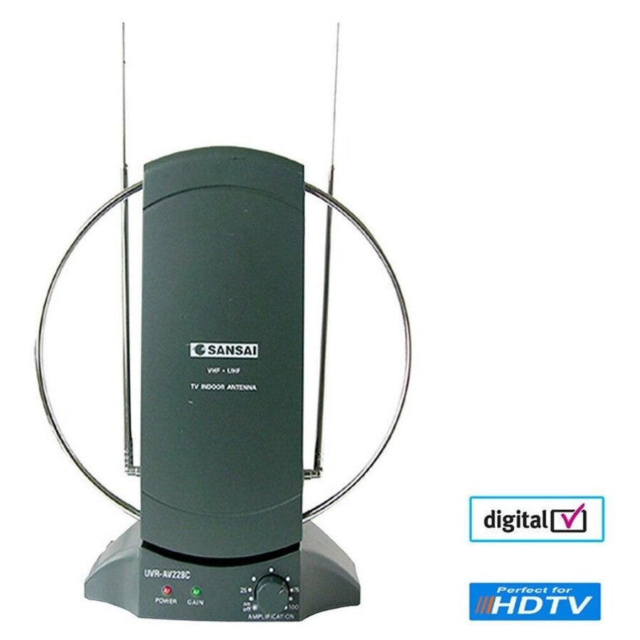 Sansai Amplified Indoor TV Antenna Uhf/vhf/hdtv Digital/Analog Reception/Channel — image 2