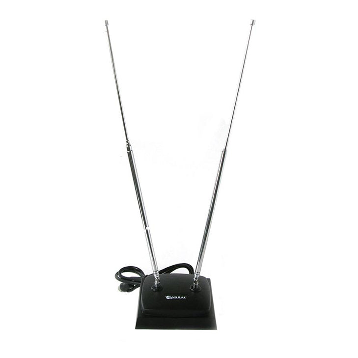 Sansai Portable Indoor TV Antenna Vhf/fm f/ Television/Video Cassette/HiFi Radio
