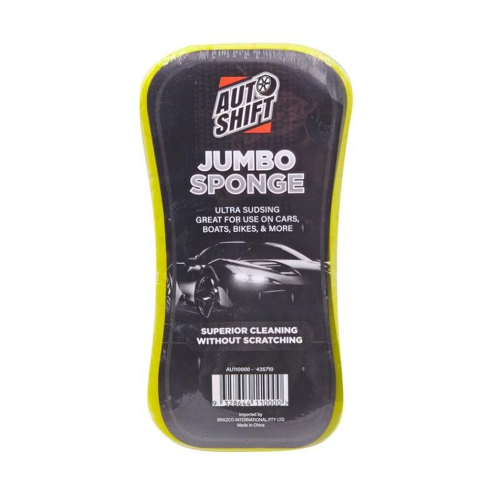 Autoshift Jumbo Sponge Car Cleaning Accessory Anti-Scratch/Streak 22x10x6cm (12 Pack) — image 2