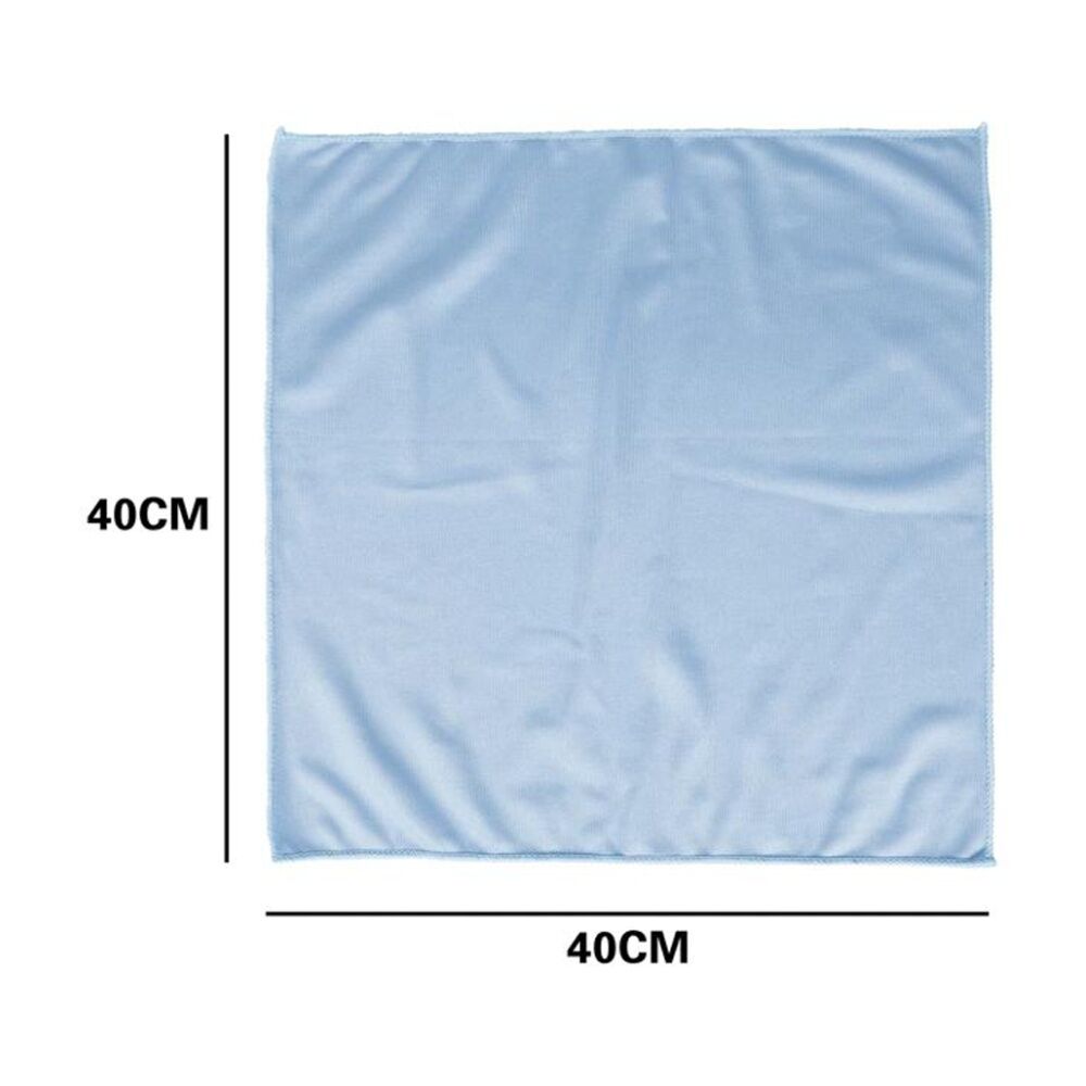 Autoshift Premium Microfibre Glass Cloth Car Cleaning Accessory 40x40cm (2 Pack) — image 3
