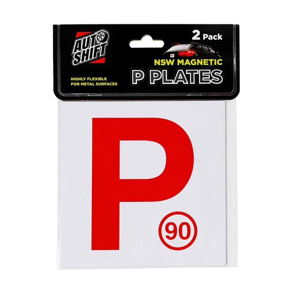 Autoshift 2PK AutoShift NSW Only Magnetic Red Probationary Licence Plate/Signs 15cm (3 Pack) — image 2