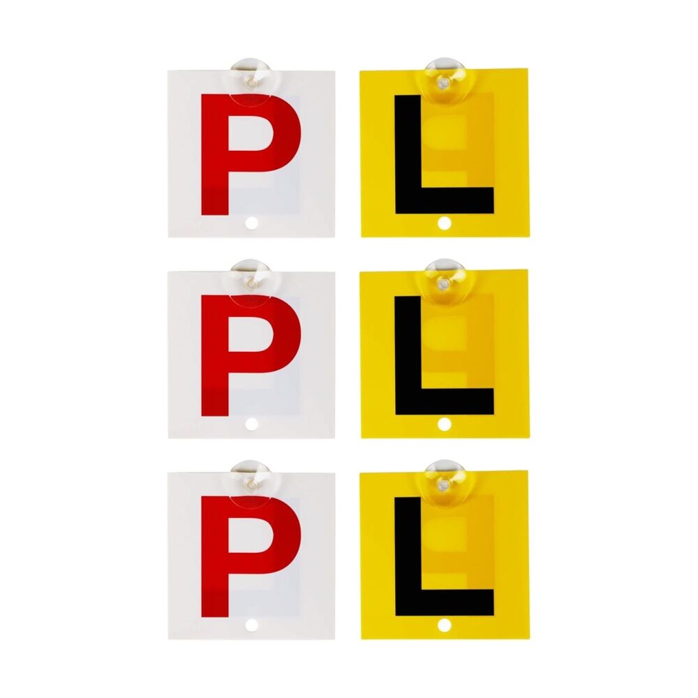 Autoshift 2PK AutoShift QLD Reversible Learner & Probationary Plates w/Suction Cup (3 Pack)