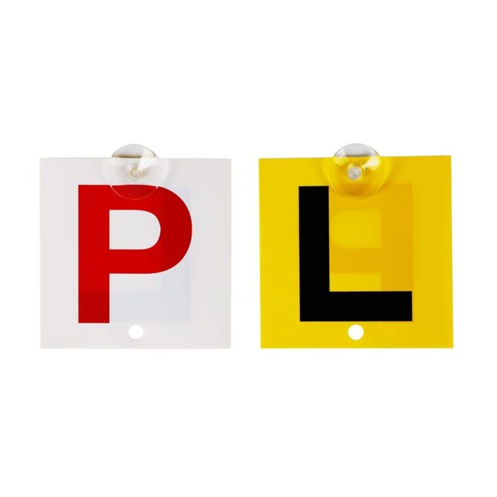 Autoshift QLD Reversible Learner & Probationary Plates w/Suction Cup (2 Pack)