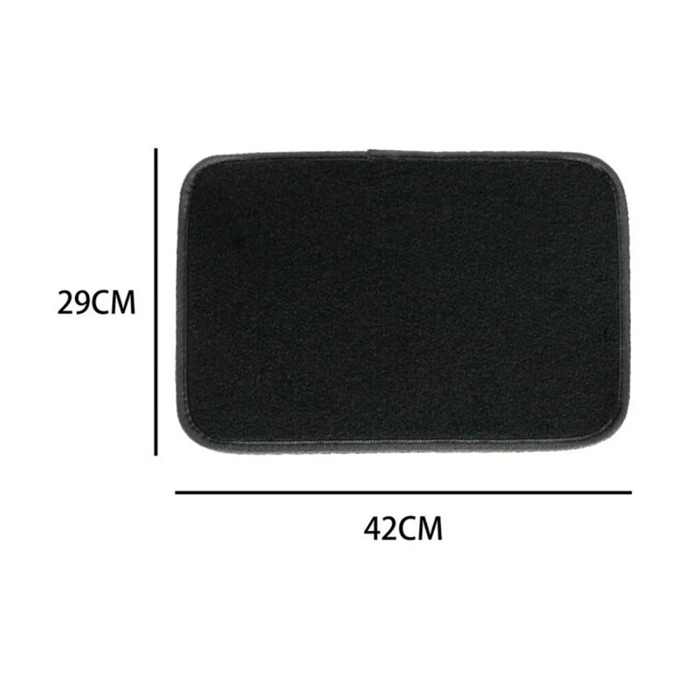 Autoshift 4pc AutoShift Universal Fit Car Floormats Front & Rear Seats Black Carpet (2 Pack) — image 5