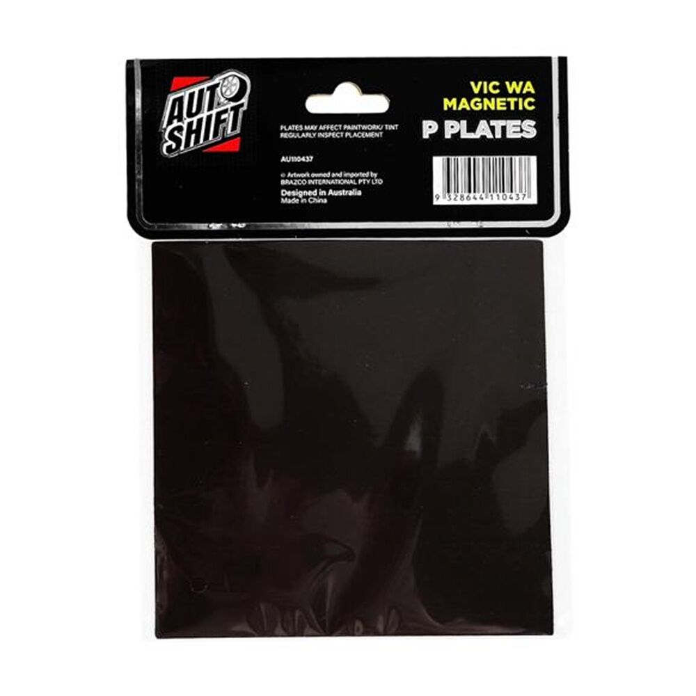 Autoshift 2PK AutoShift Vic/wa Magnetic Red Probationary Licence Plate/Signs 15cm (3 Pack) — image 3
