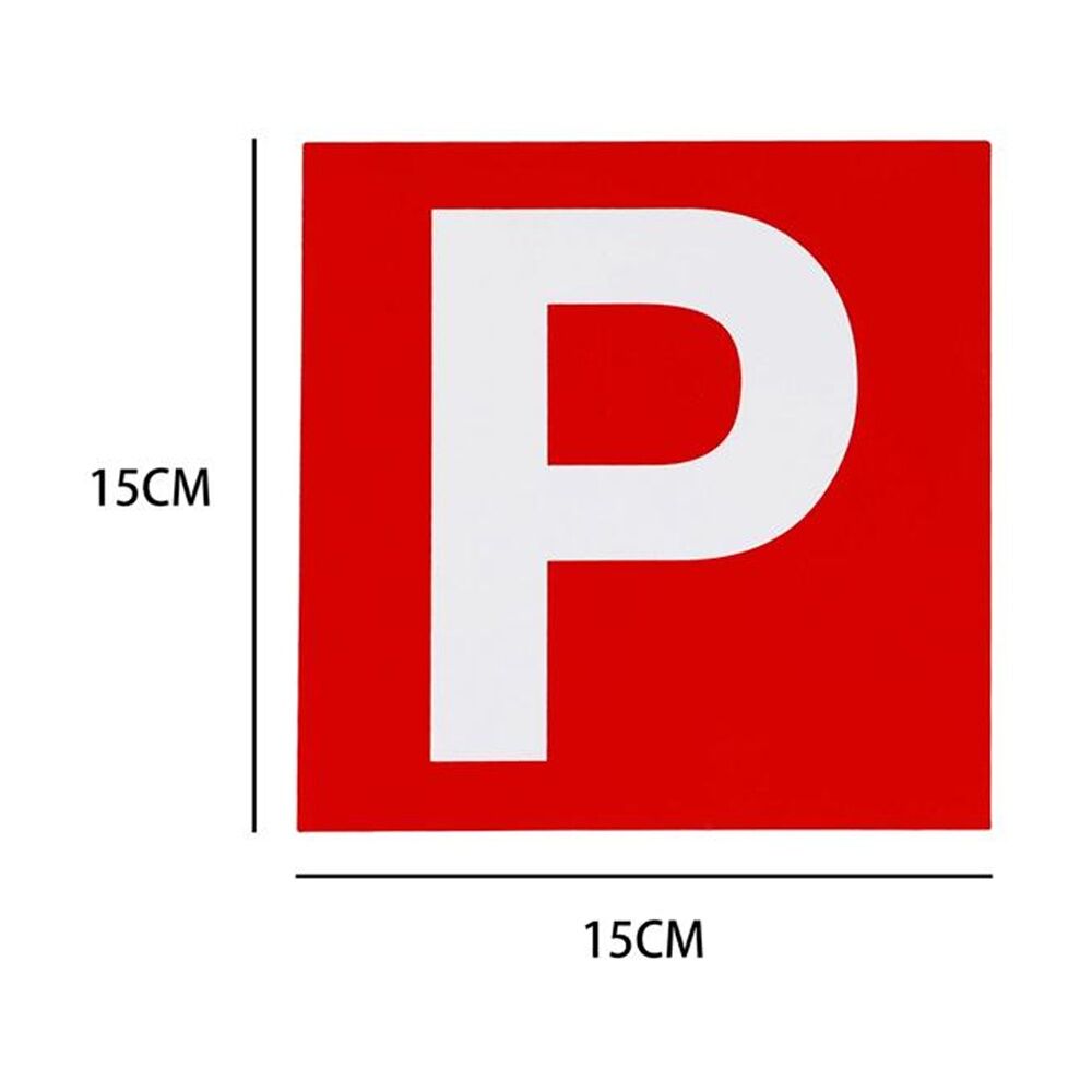 Autoshift Vic/wa Magnetic Red Probationary Licence Plate/Signs 15cm (2 Pack) — image 4