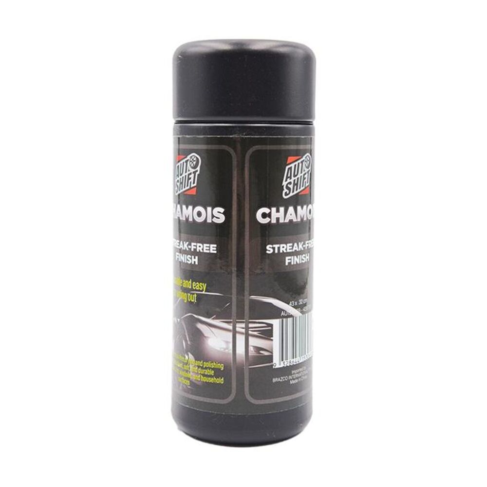 Autoshift 43x32cm Black Ultra Absorbent Regular Car Cleaning Chamois/Cloth