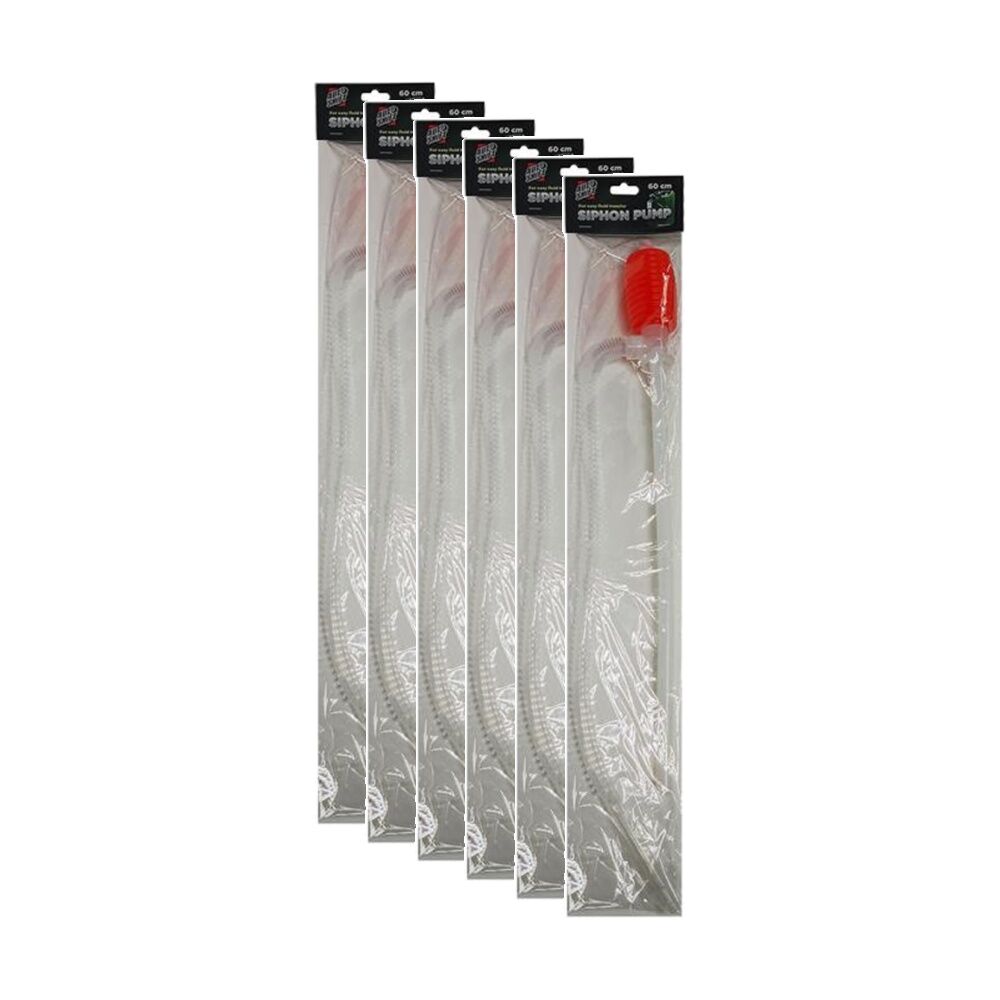 Autoshift Siphon Pump for Fuel & Liquid Transfer Automotive Accessory 60cm (6 Pack)