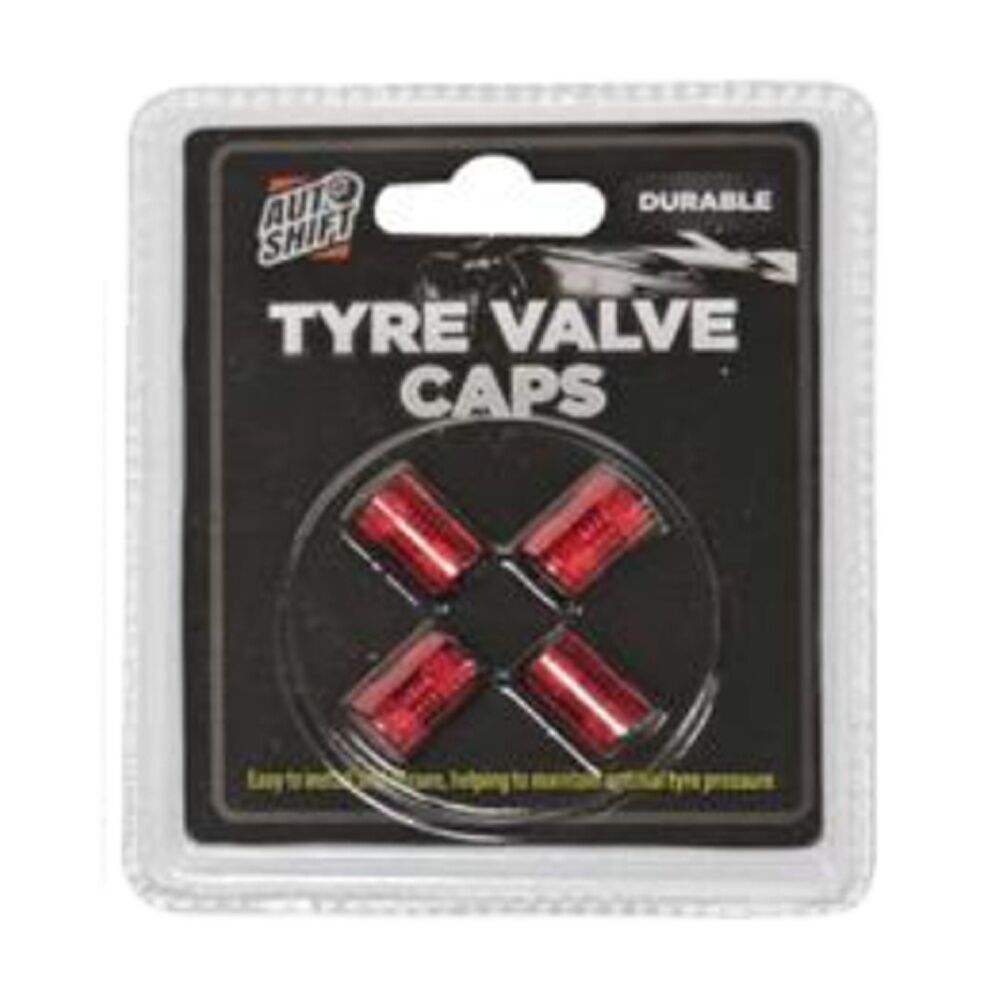 Autoshift 4pc AutoShift Coloured Metal Car Tyre Valve Caps Auto Accessory Assorted (3 Pack) — image 2