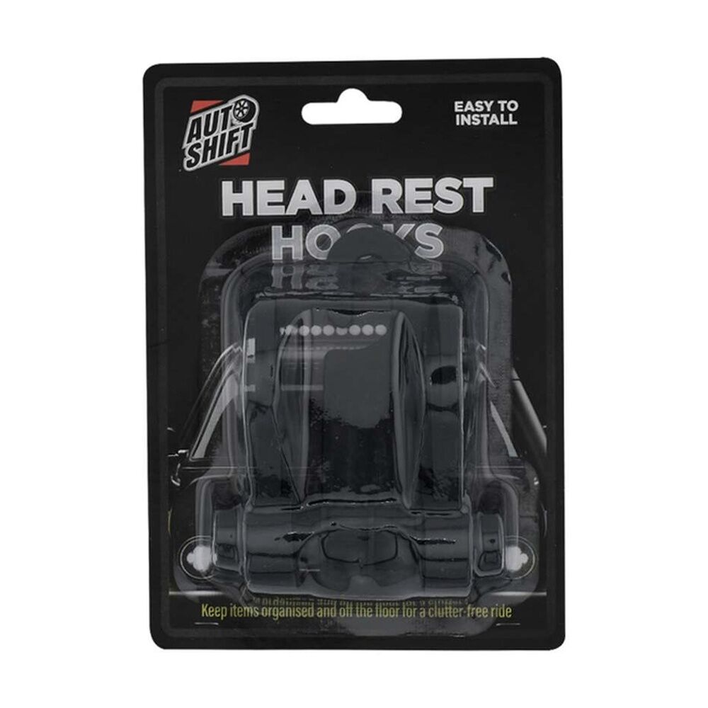 Autoshift Headrest Hanger Hook Car Organisation Accessory Black (8 Pack) — image 2