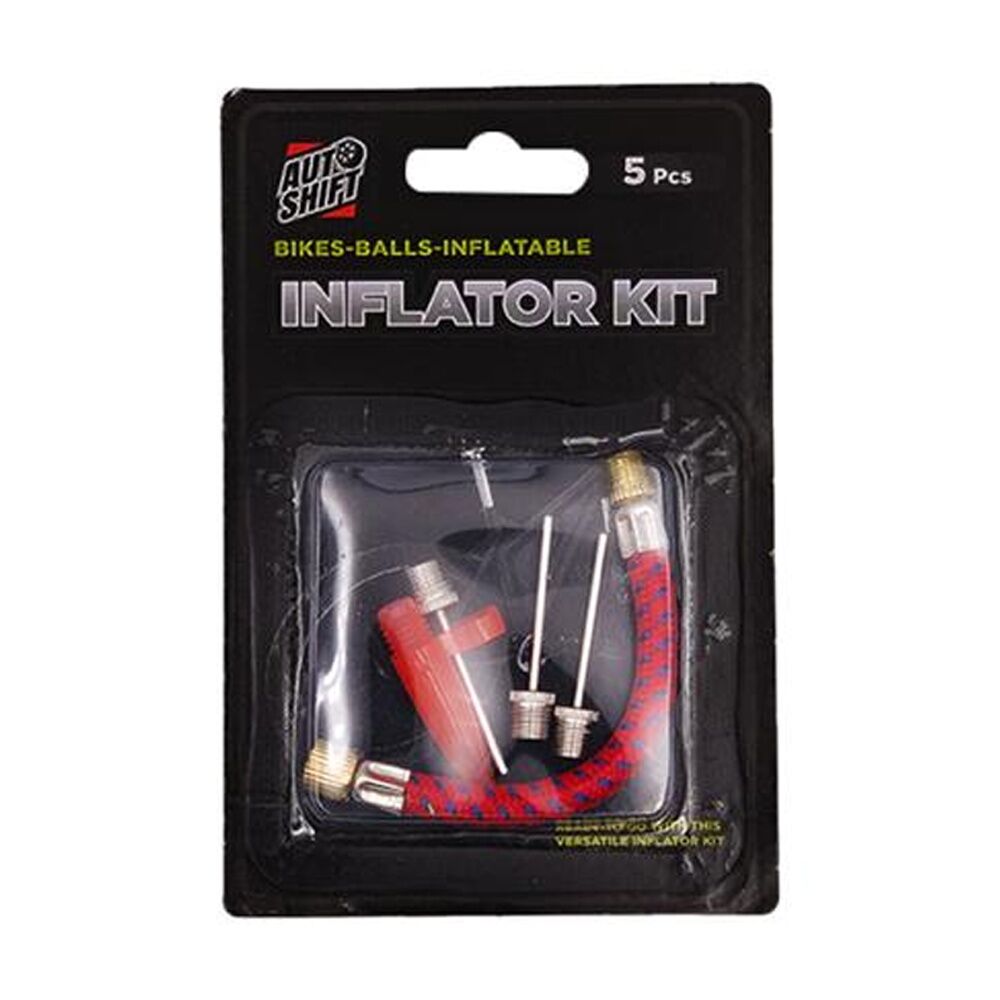 Autoshift 5pc AutoShift Bike/Sports Ball Inflation Accessory Kit Football/Cycling (6 Pack) — image 2