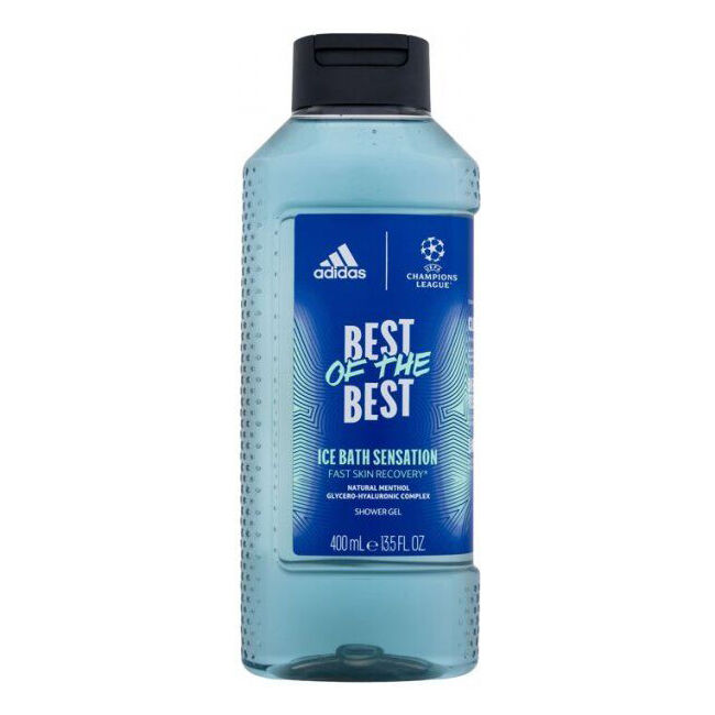 Adidas UEFA 9 Best Of The Shower Gel Moisturising Hydrating Body Wash 400ml (3 Pack) — image 2