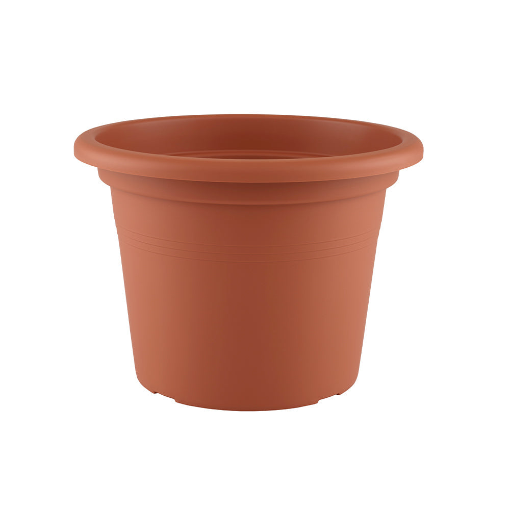 Artevasi Cilindro Plastic Indoor/Outdoor Garden Plant Pot 20x14cm Terracotta