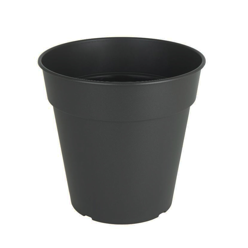 Artevasi Madagascar Plastic Indoor/Outdoor Garden Plant Pot 13x12.4cm Anthracite