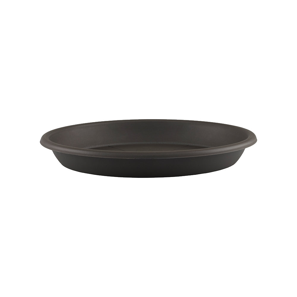 Artevasi Round Plastic Indoor/Outdoor Plant Saucer For Pot 18x2.8cm Anthracite