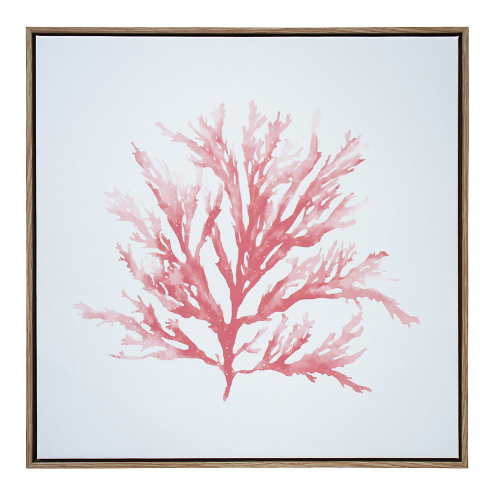 LVD Framed Canvas/Resin 50x50cm Sunset Coral Wall Hanging Art Decorative Display