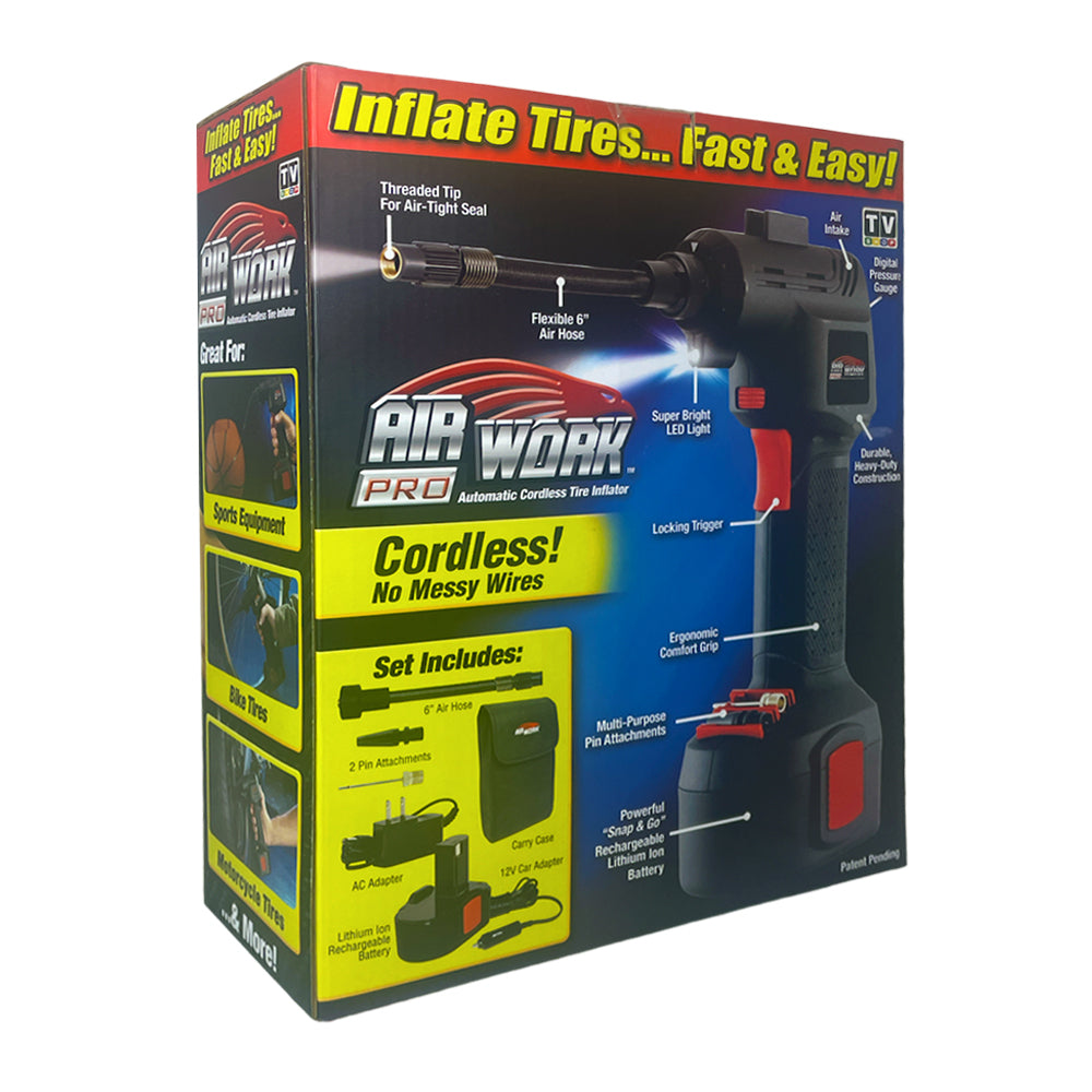 Airwork Pro Air Work Pro Automatic Electric Cordless Portable Tire Inflator Air Compressor — image 2