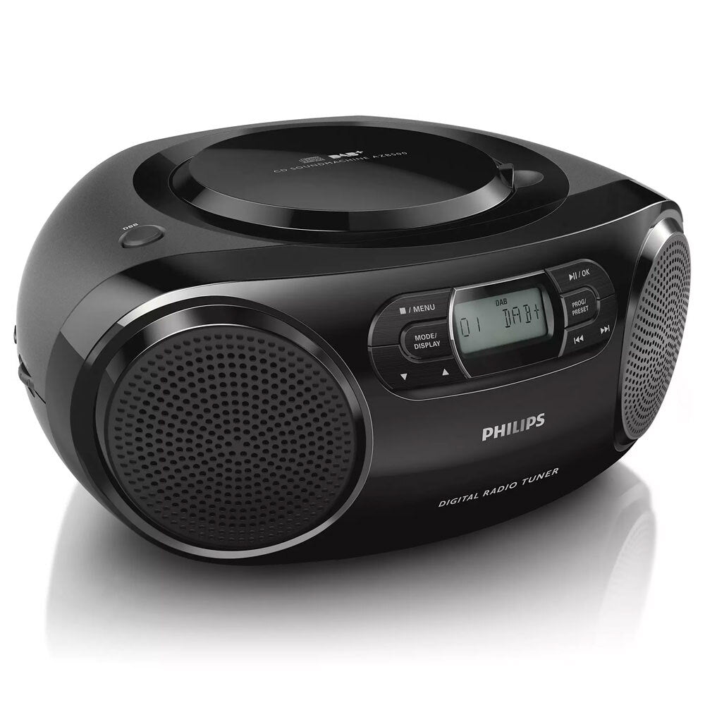 Philips Soundmachine BoomBox Cd/fm/dab Radio Portable Music Player/Stereo Black — image 2